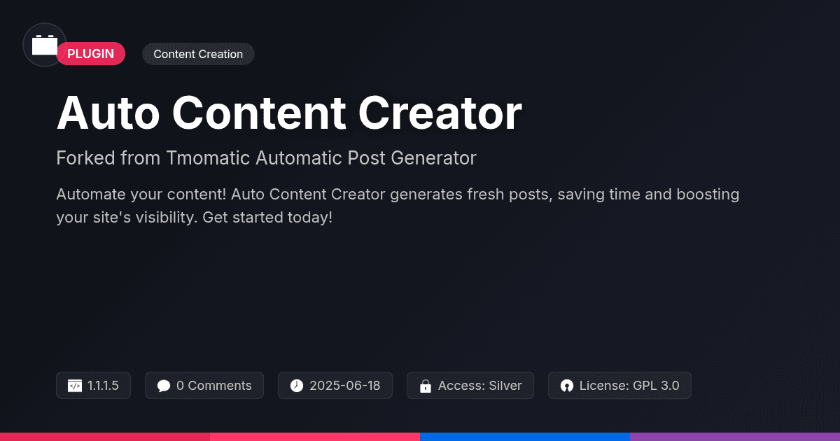Auto Content Creator