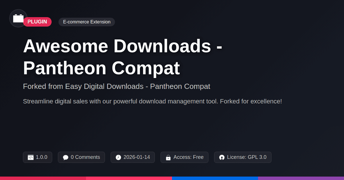 Easy Digital Downloads - Pantheon Compat