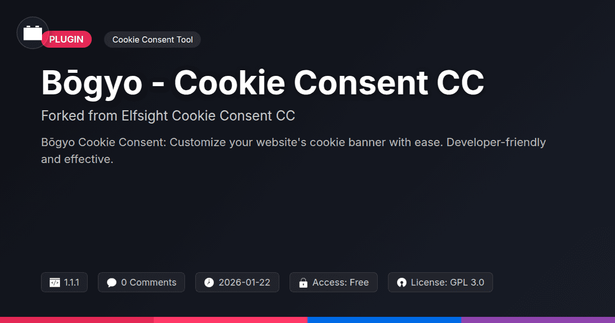 Elfsight Cookie Consent CC