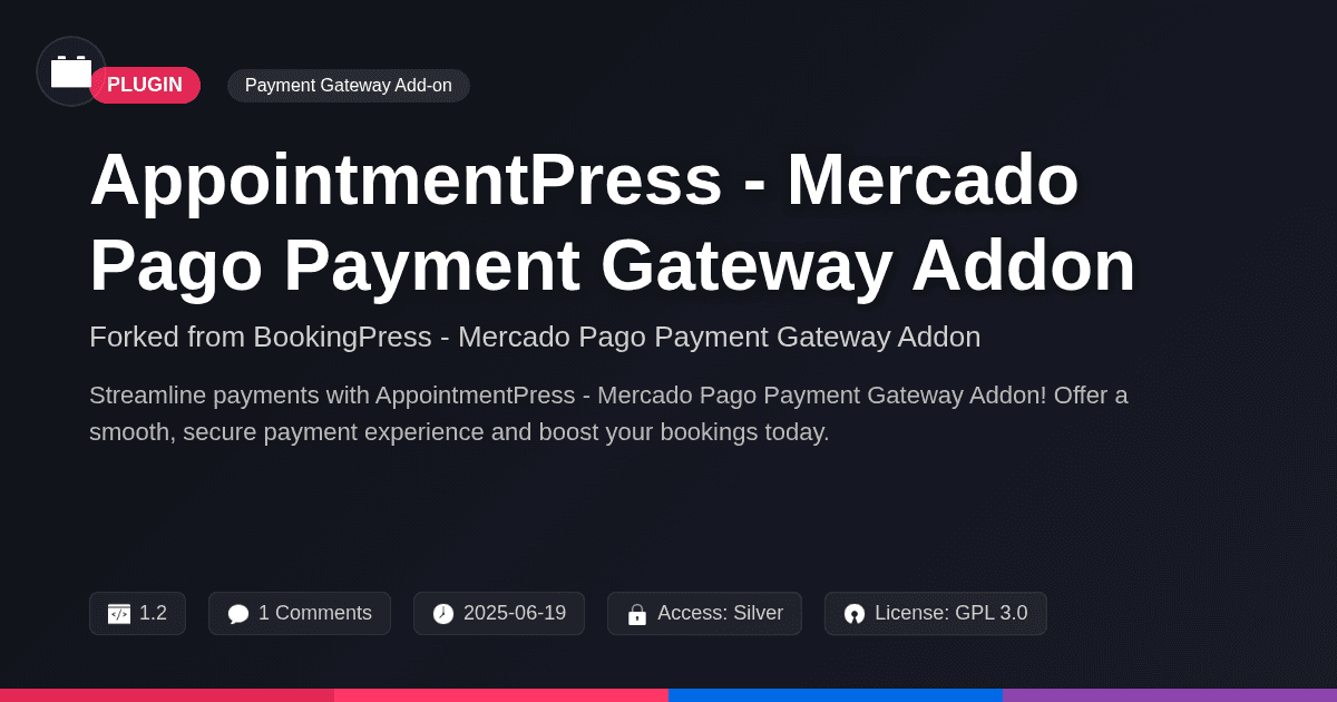 AppointmentPress - Mercado Pago Payment Gateway Addon