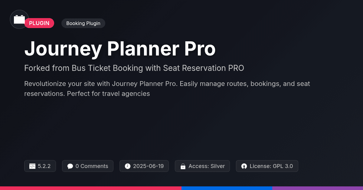 Journey Planner Pro