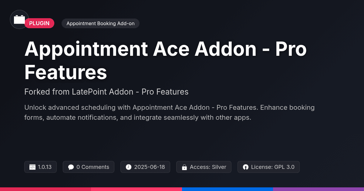 Appointment Ace Addon - Pro Features