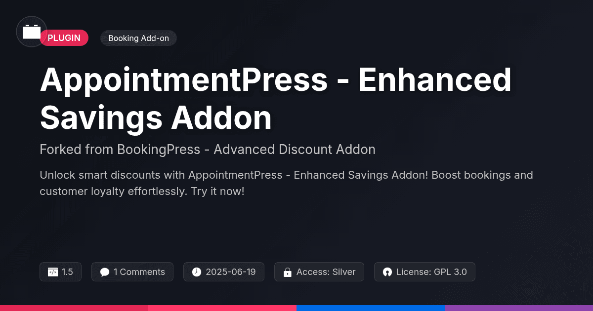 AppointmentPress - Enhanced Savings Addon