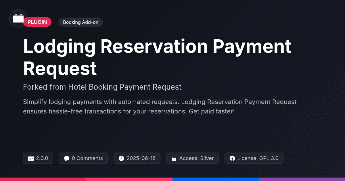 Lodging Reservation Payment Request
