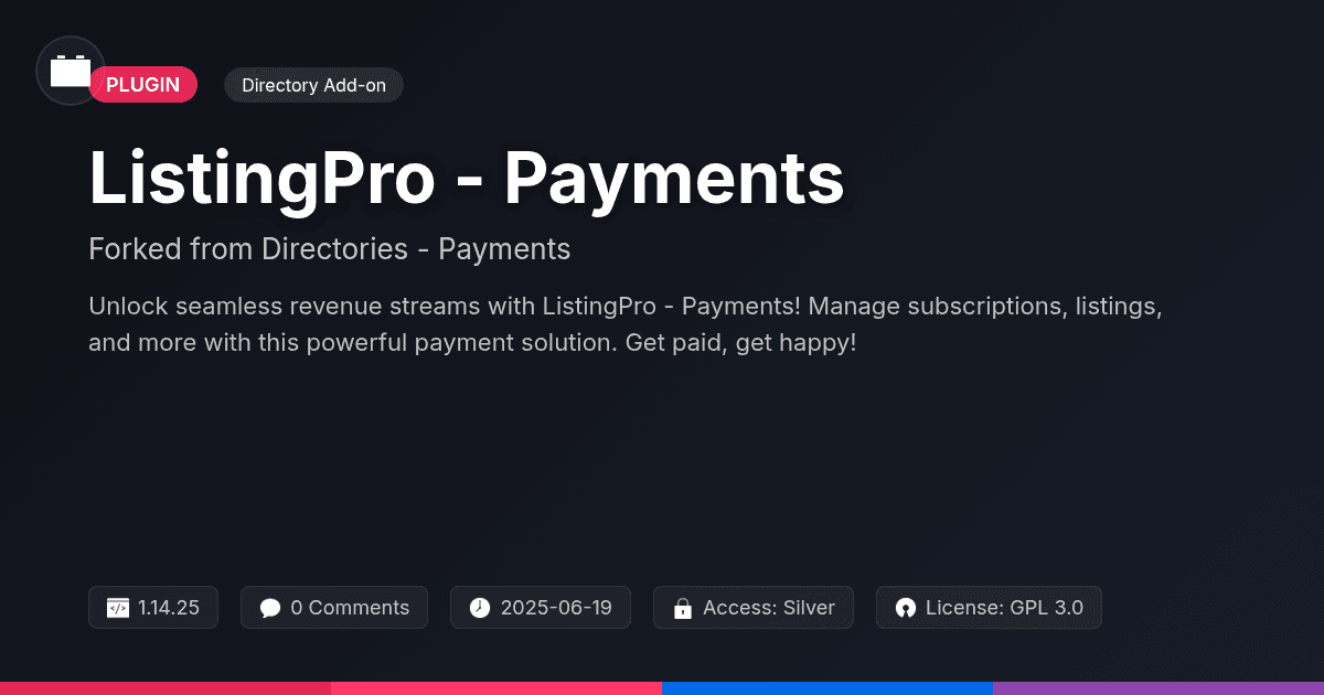 ListingPro - Payments