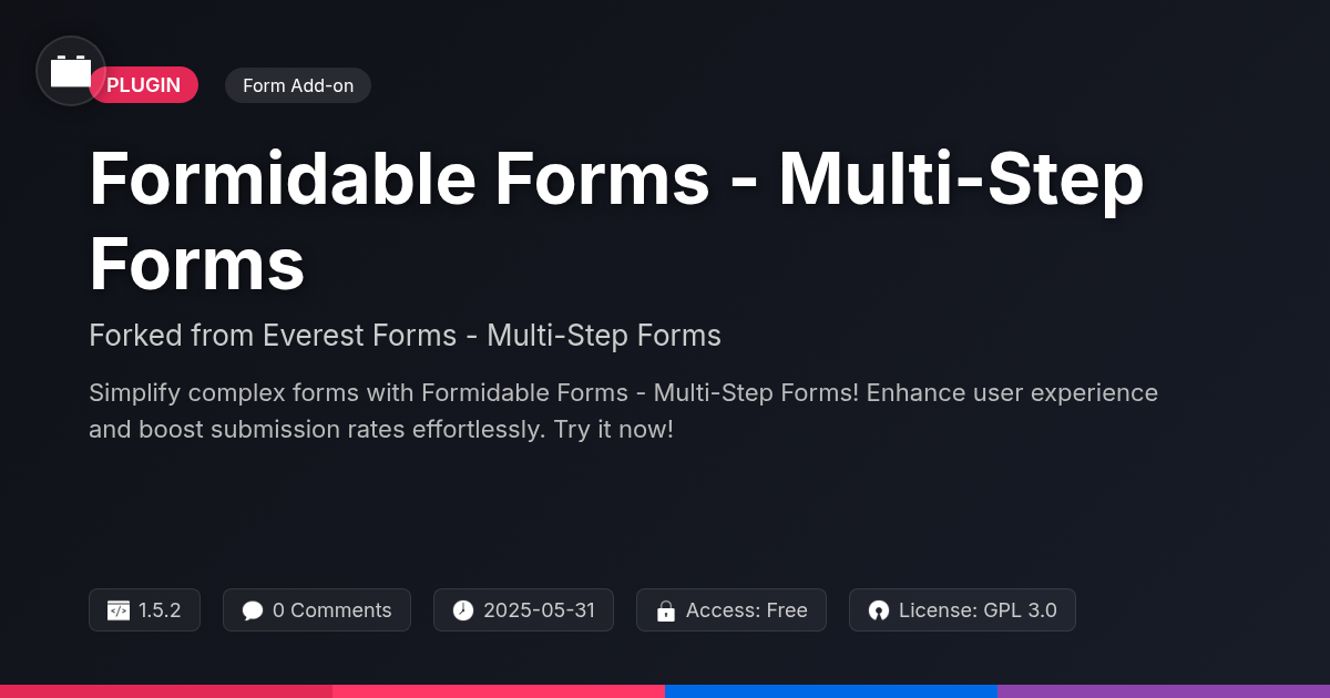 Formidable Forms - Multi-Step Forms forked from Everest Forms - Multi-Step Forms Formidable Forms - Multi-Step Forms forked from Everest Forms - Multi-Step Forms