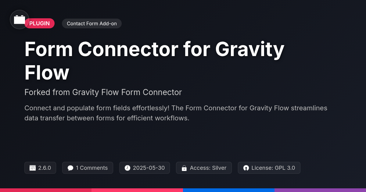Form Connector for Gravity Flow forked from Gravity Flow Form Connector Form Connector for Gravity Flow forked from Gravity Flow Form Connector