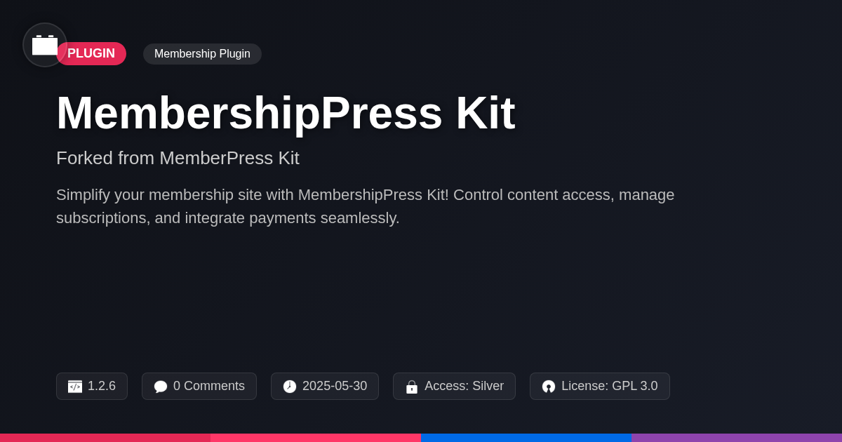 MembershipPress Kit forked from MemberPress Kit MembershipPress Kit forked from MemberPress Kit