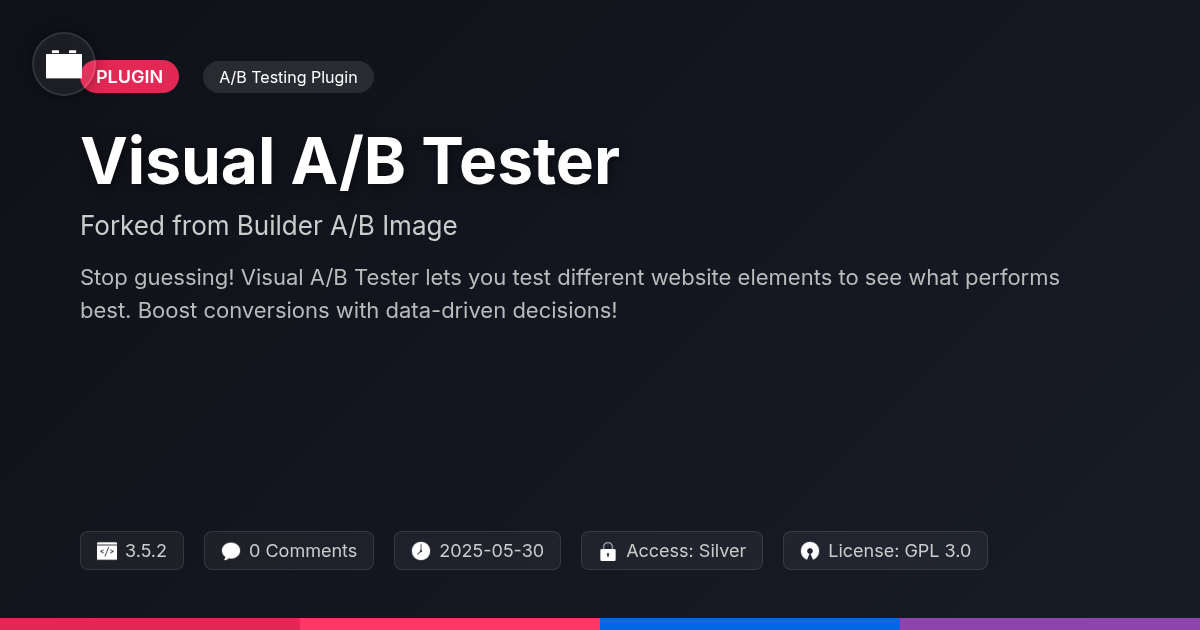 Visual A/B Tester forked from Builder A/B Image Visual A/B Tester forked from Builder A/B Image