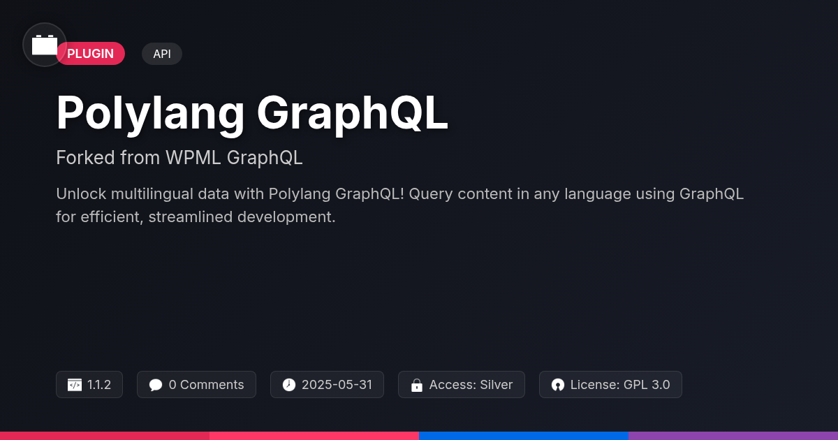 Polylang GraphQL forked from WPML GraphQL Polylang GraphQL forked from WPML GraphQL