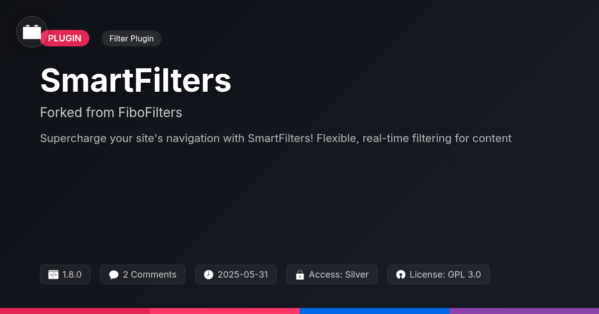 SmartFilters forked from FiboFilters SmartFilters forked from FiboFilters