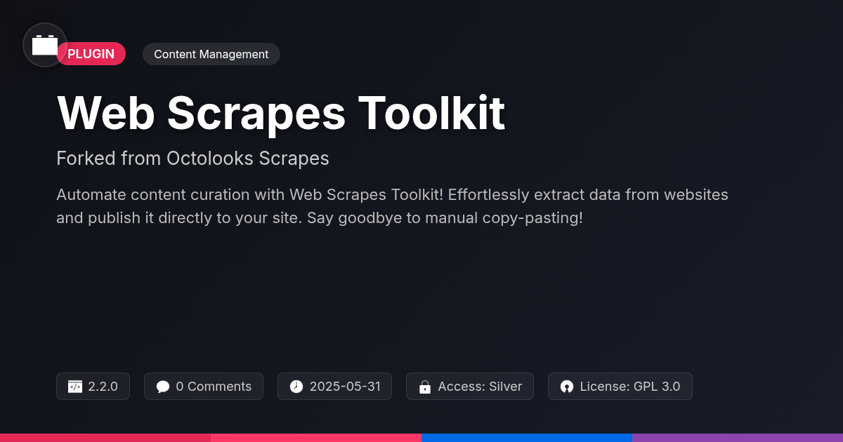 Web Scrapes Toolkit forked from Octolooks Scrapes Web Scrapes Toolkit forked from Octolooks Scrapes