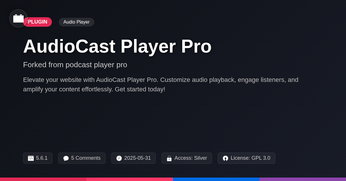 AudioCast Player Pro forked from podcast player pro AudioCast Player Pro forked from podcast player pro