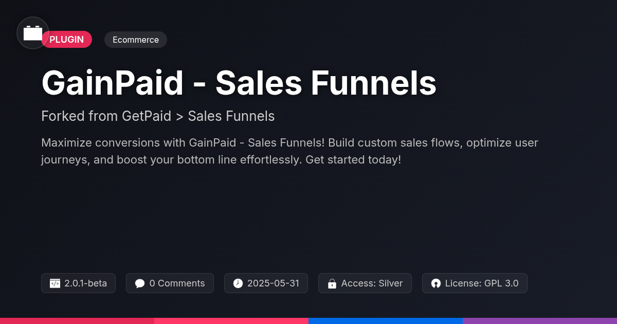GainPaid - Sales Funnels forked from GetPaid > Sales Funnels GainPaid - Sales Funnels forked from GetPaid > Sales Funnels