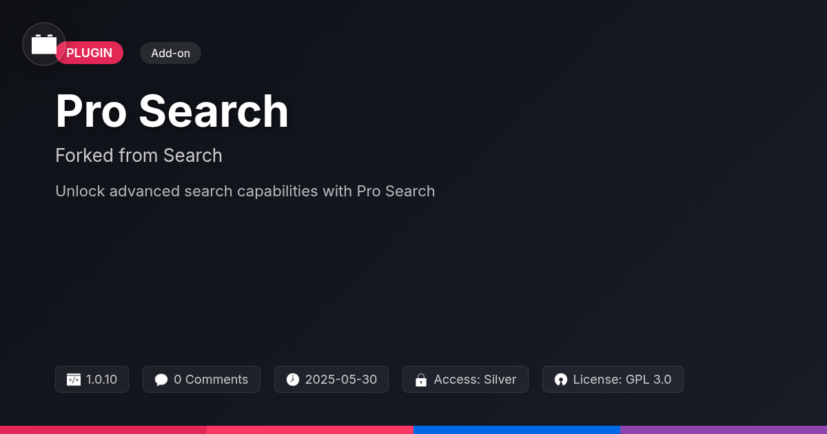 Pro Search & Filter - Site Builder Extension forked from Search & Filter - Elementor Extension Pro Search & Filter - Site Builder Extension forked from Search & Filter - Elementor Extension