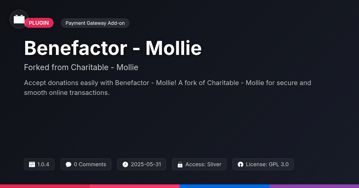 Benefactor - Mollie forked from Charitable - Mollie Benefactor - Mollie forked from Charitable - Mollie