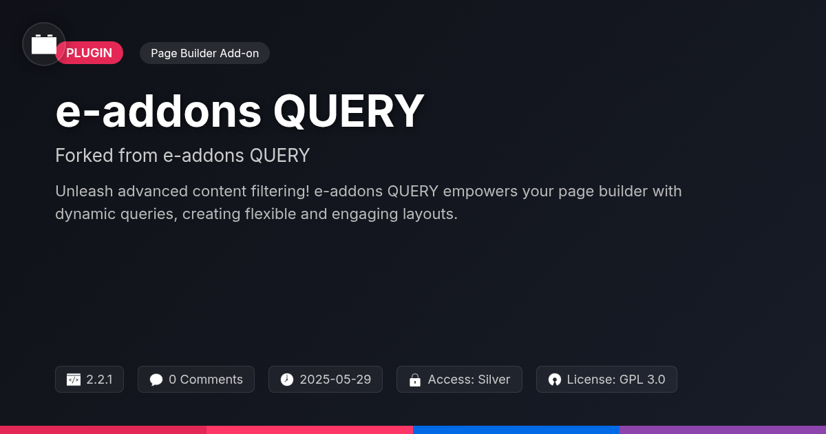 e-addons QUERY forked from e-addons QUERY