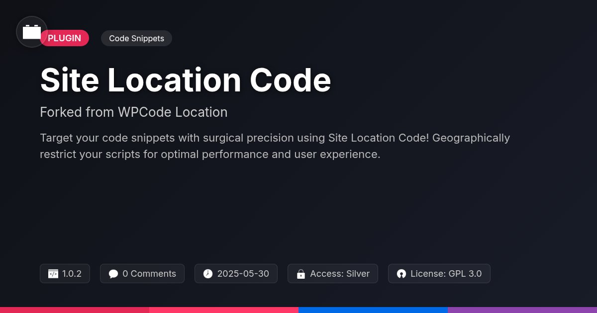 Site Location Code forked from WPCode Location Site Location Code forked from WPCode Location