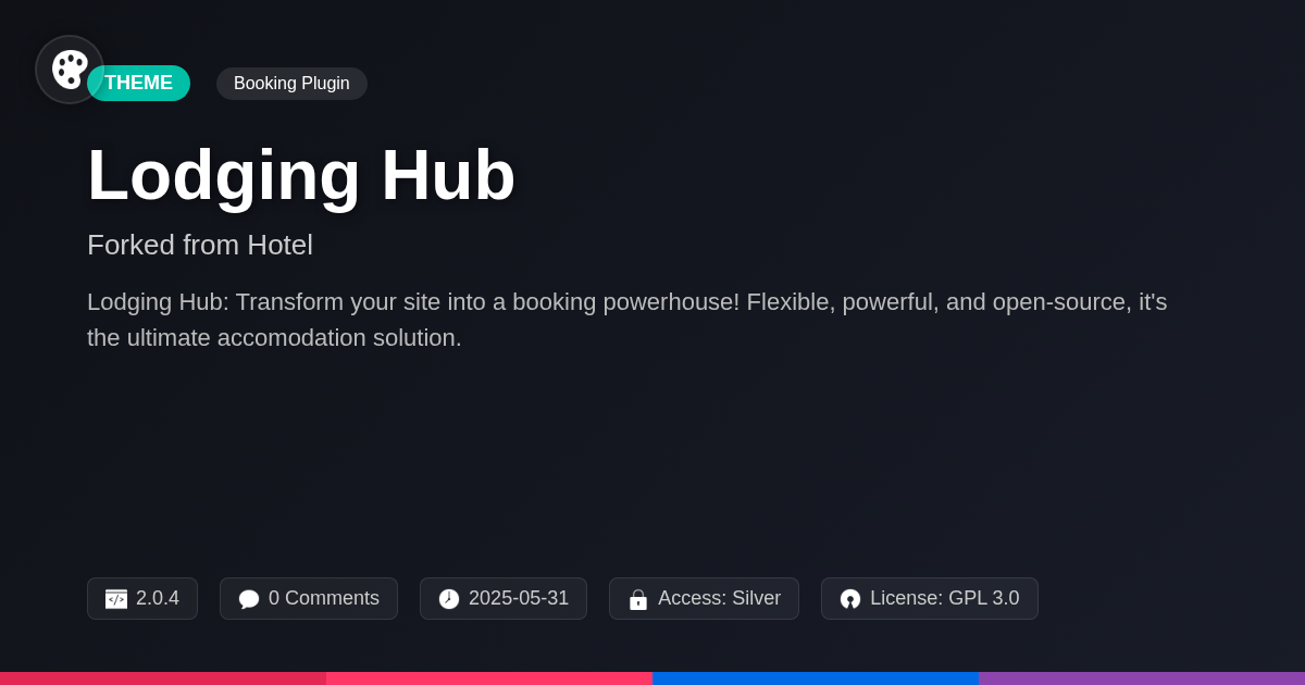 Lodging Hub forked from Hotel Lodging Hub forked from Hotel