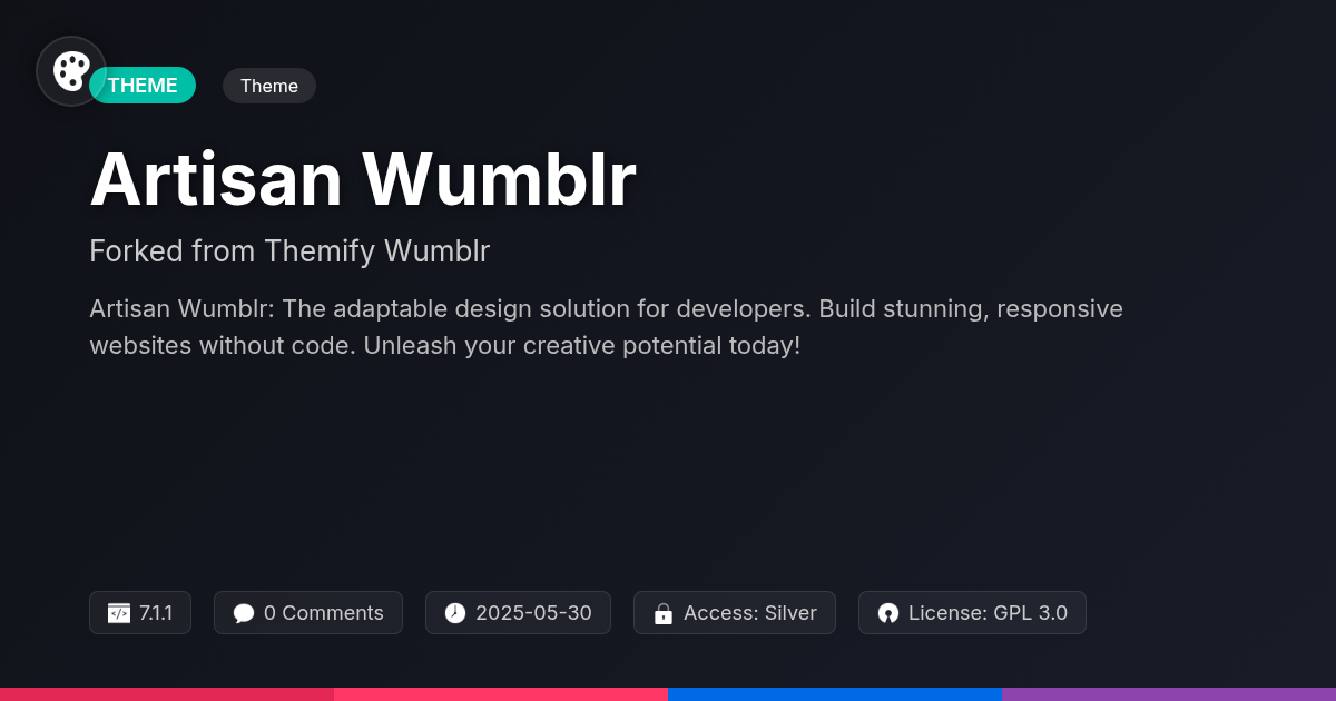 Artisan Wumblr forked from Themify Wumblr Artisan Wumblr forked from Themify Wumblr