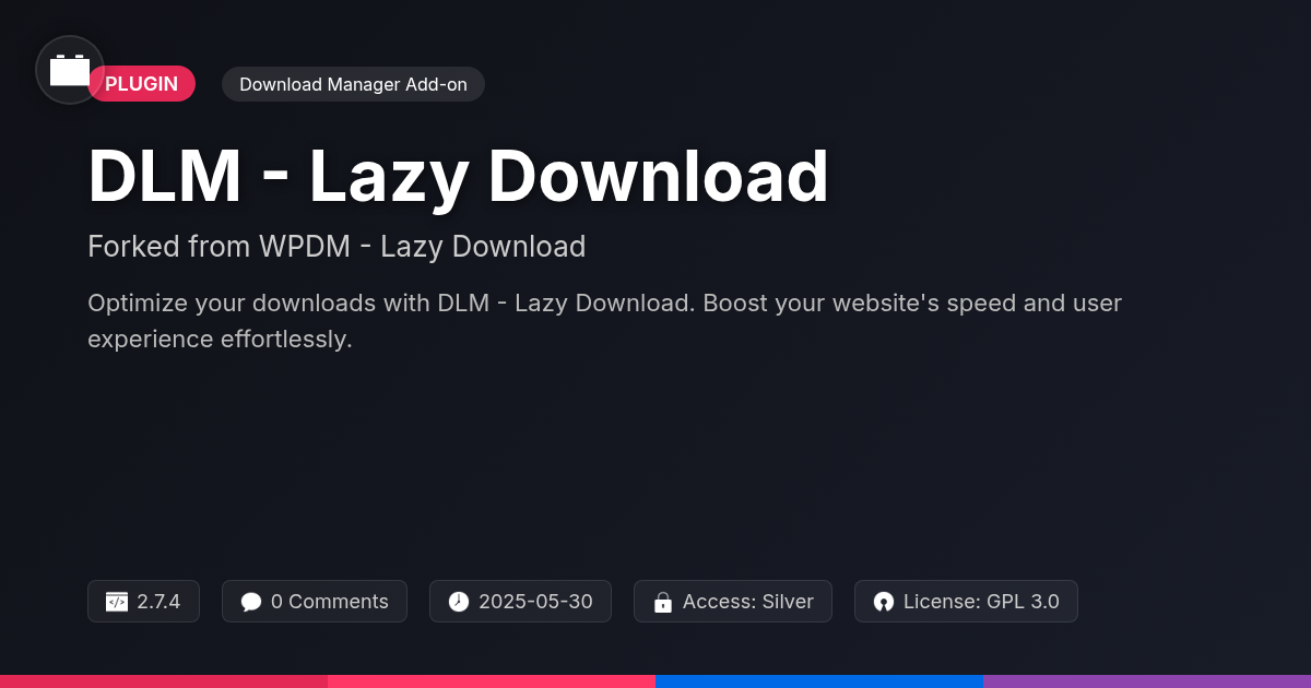 DLM - Lazy Download forked from WPDM - Lazy Download DLM - Lazy Download forked from WPDM - Lazy Download