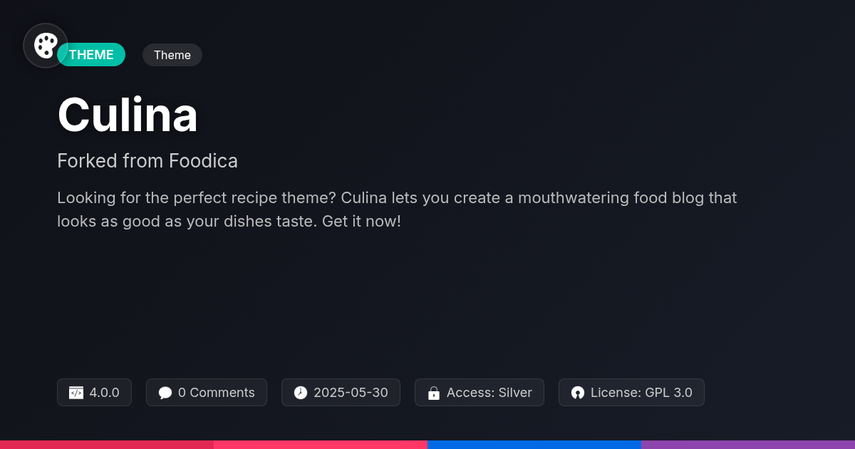 Culina forked from Foodica Culina forked from Foodica