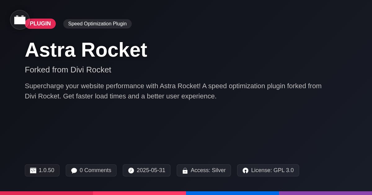 Astra Rocket forked from Divi Rocket Astra Rocket forked from Divi Rocket
