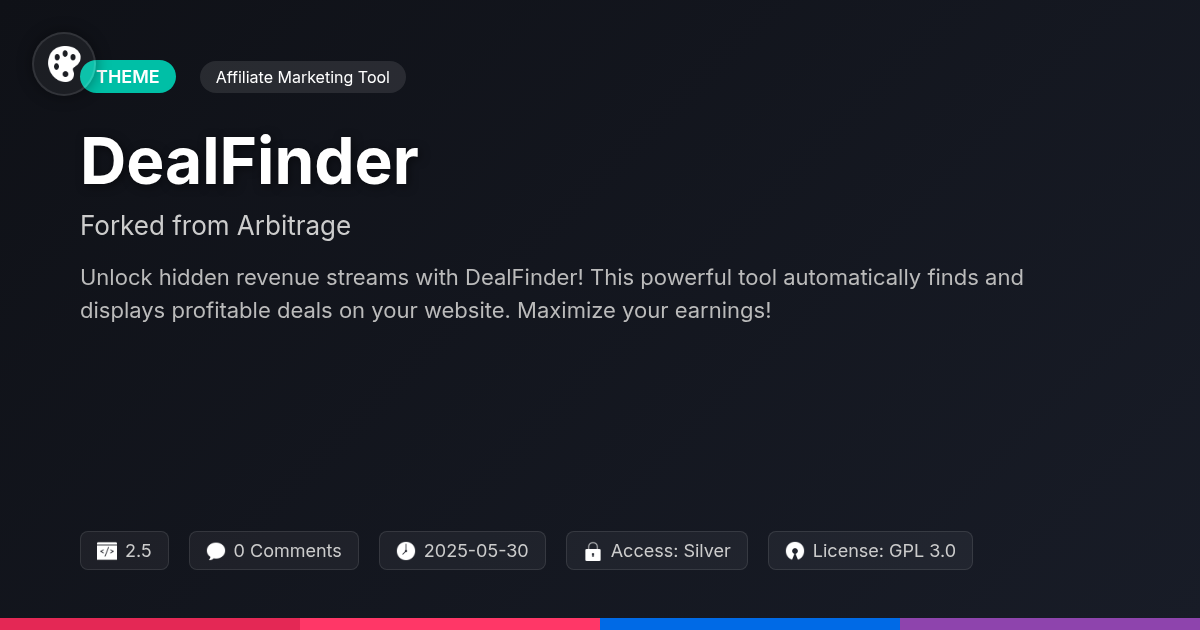 DealFinder forked from Arbitrage DealFinder forked from Arbitrage