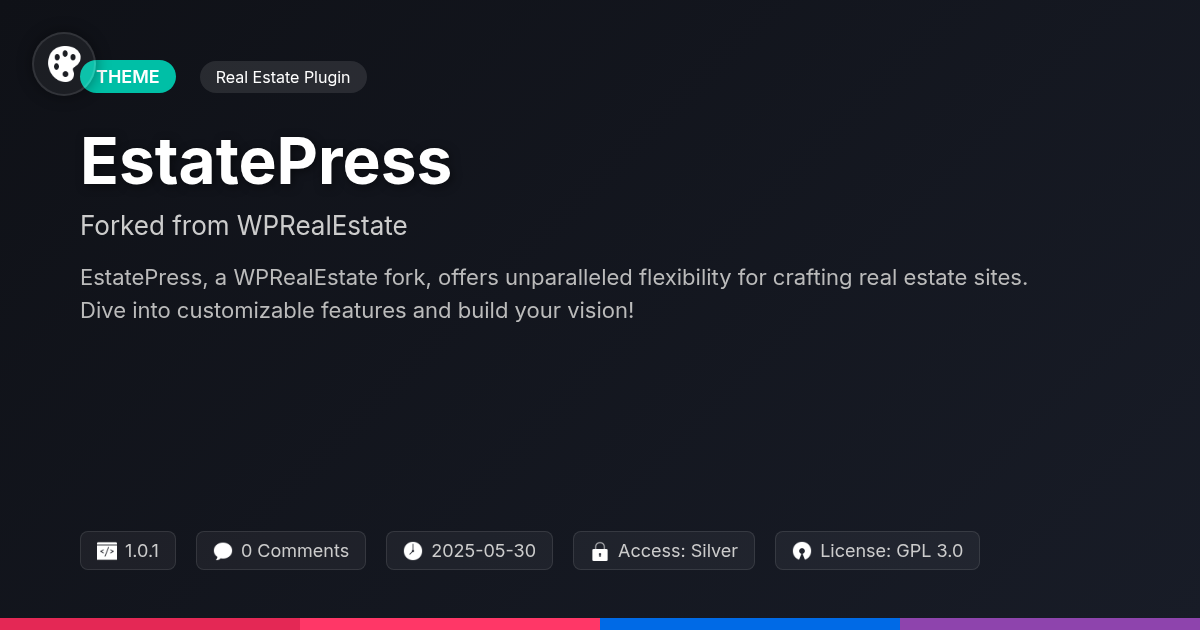 EstatePress forked from WPRealEstate