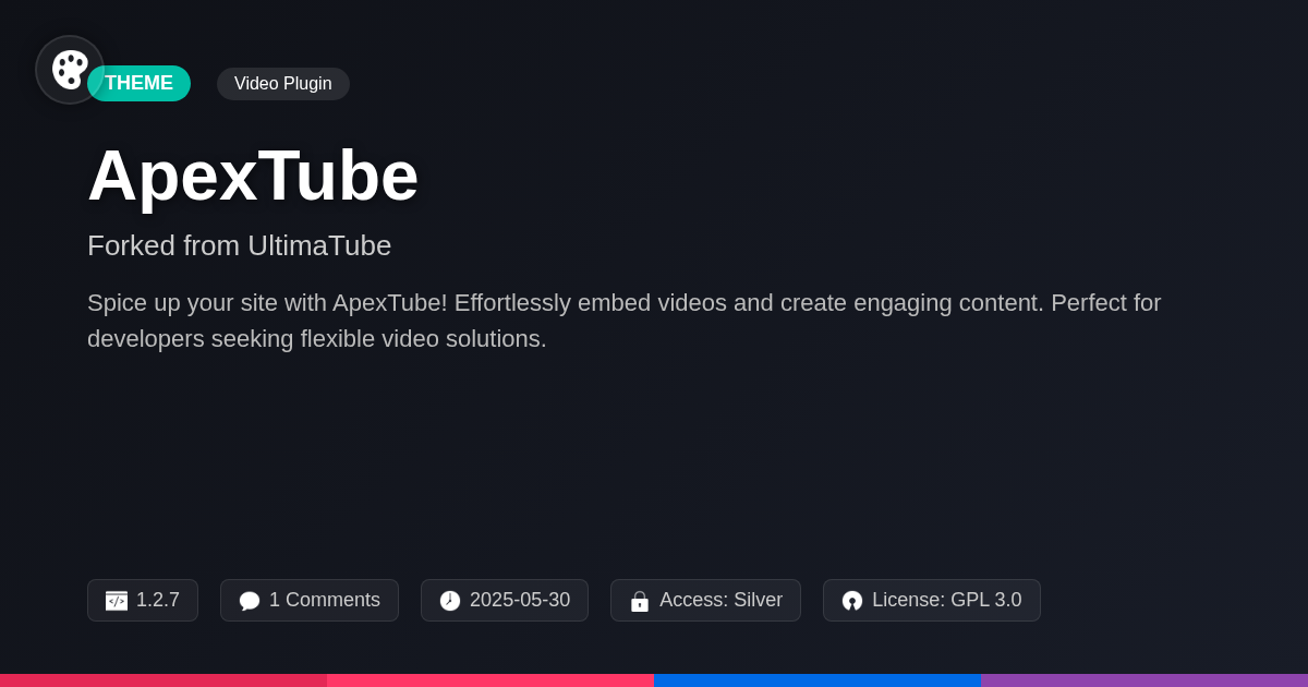 ApexTube forked from UltimaTube ApexTube forked from UltimaTube