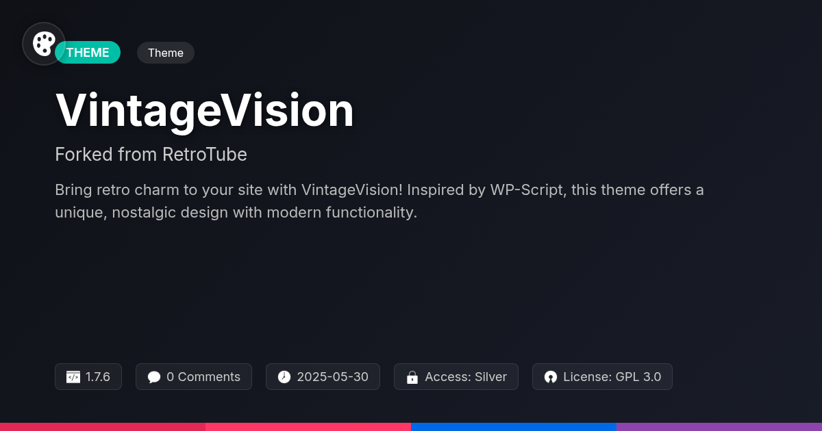 VintageVision forked from RetroTube VintageVision forked from RetroTube