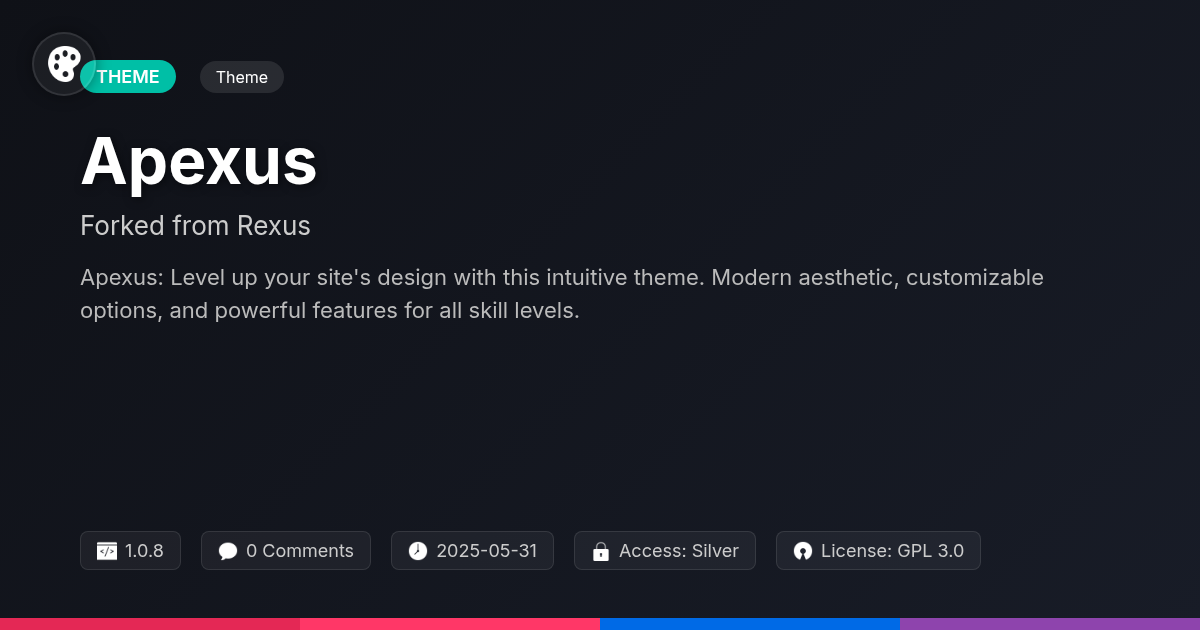 Apexus forked from Rexus Apexus forked from Rexus