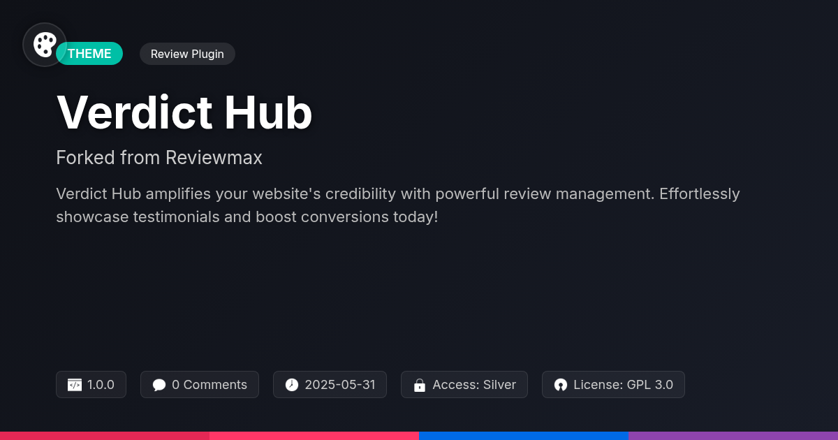 Verdict Hub forked from Reviewmax Verdict Hub forked from Reviewmax