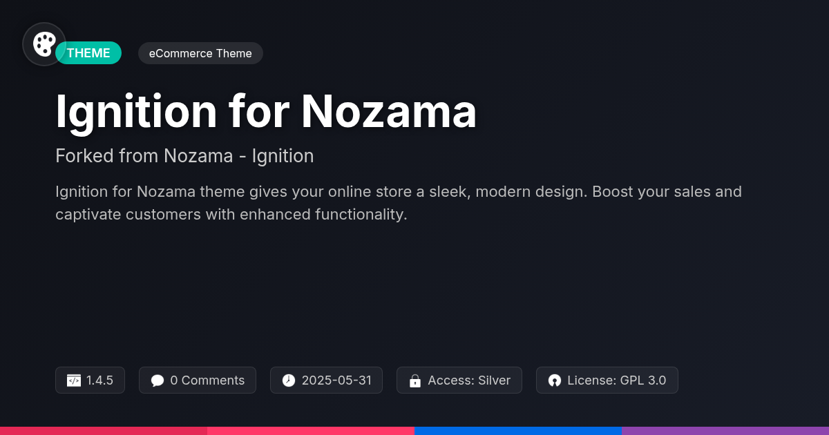 Ignition for Nozama forked from Nozama - Ignition Ignition for Nozama forked from Nozama - Ignition