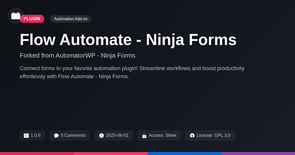 Flow Automate - Ninja Forms forked from AutomatorWP - Ninja Forms Flow Automate - Ninja Forms forked from AutomatorWP - Ninja Forms