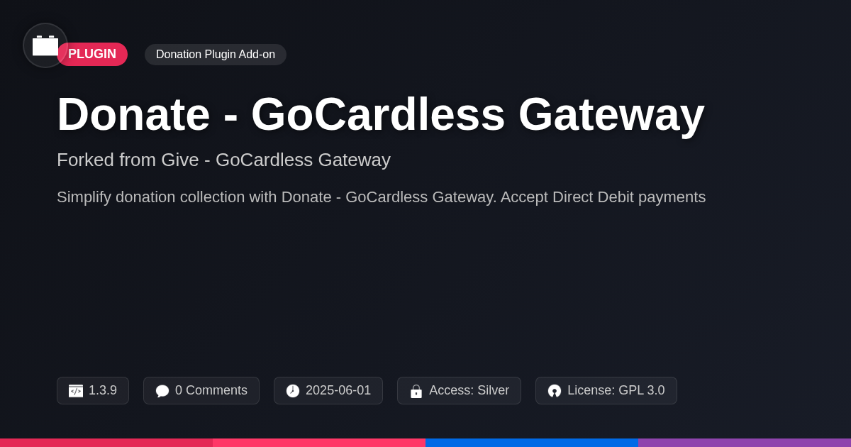 Donate - GoCardless Gateway forked from Give - GoCardless Gateway Donate - GoCardless Gateway forked from Give - GoCardless Gateway