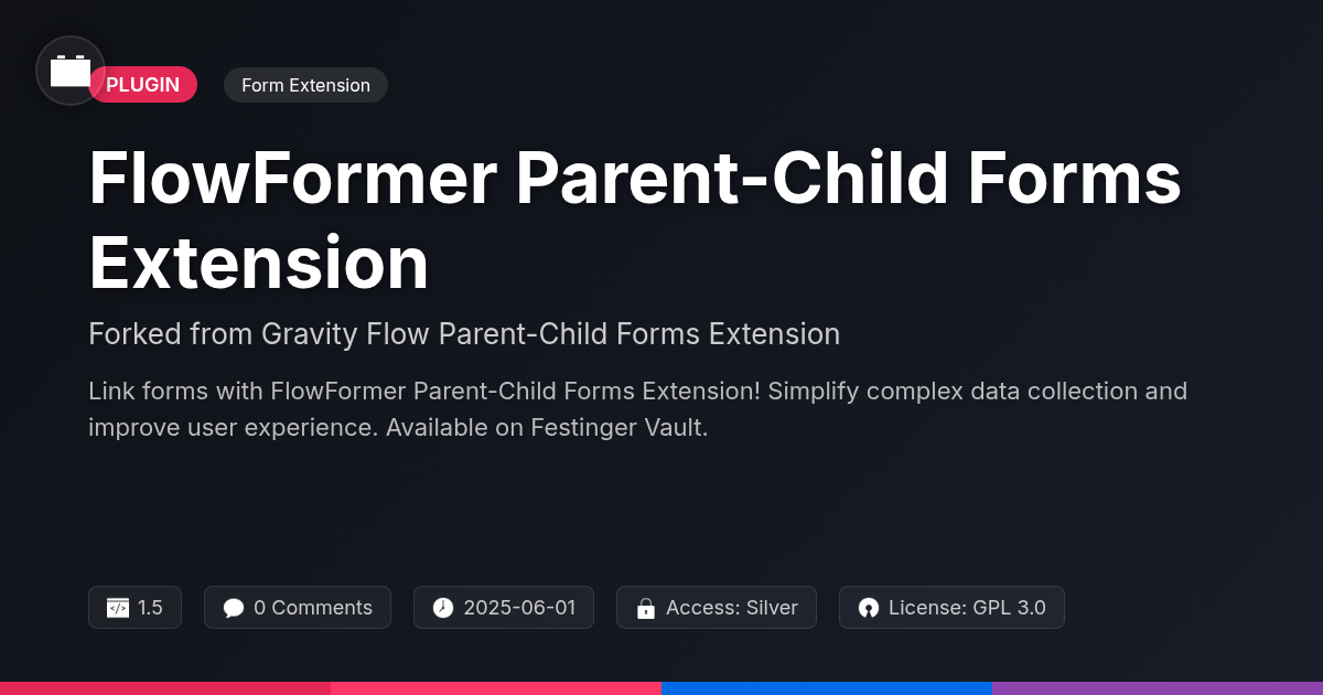 FlowFormer Parent-Child Forms Extension forked from Gravity Flow Parent-Child Forms Extension FlowFormer Parent-Child Forms Extension forked from Gravity Flow Parent-Child Forms Extension