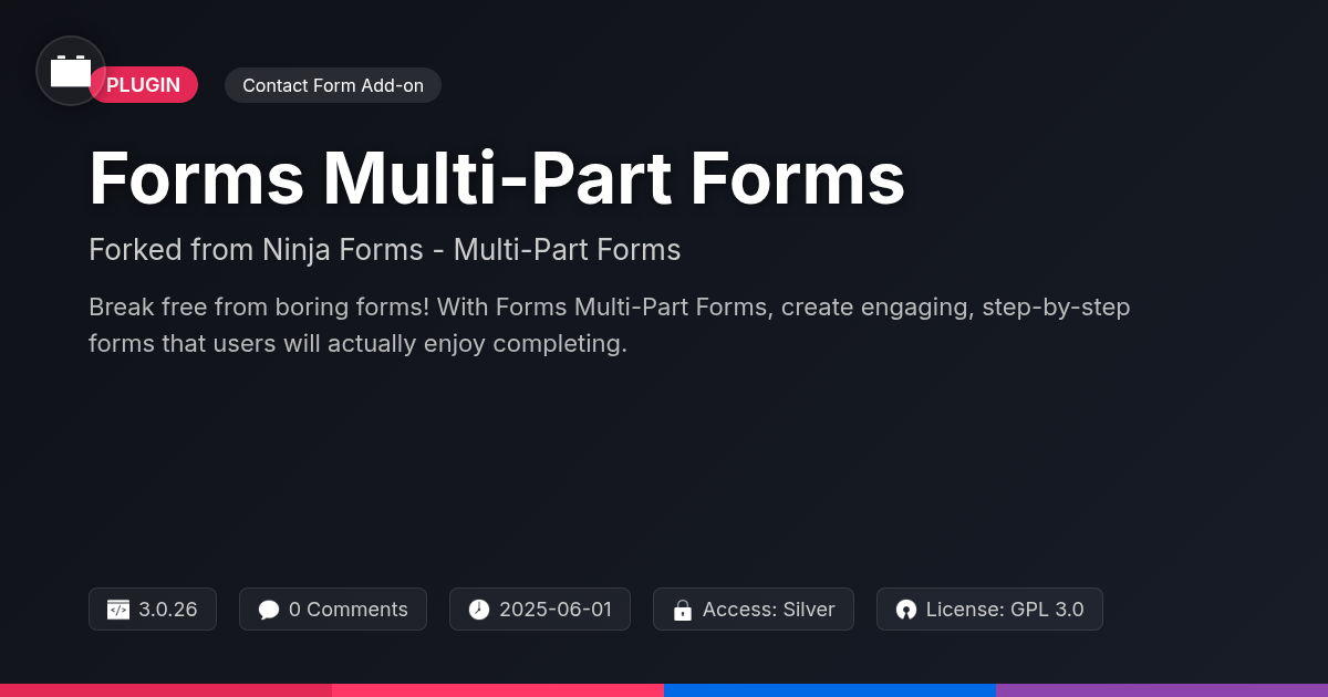 Forms Multi-Part Forms forked from Ninja Forms - Multi-Part Forms Forms Multi-Part Forms forked from Ninja Forms - Multi-Part Forms