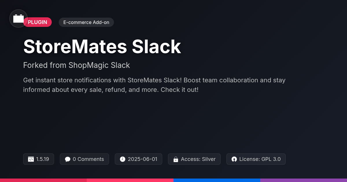 StoreMates Slack forked from ShopMagic Slack StoreMates Slack forked from ShopMagic Slack
