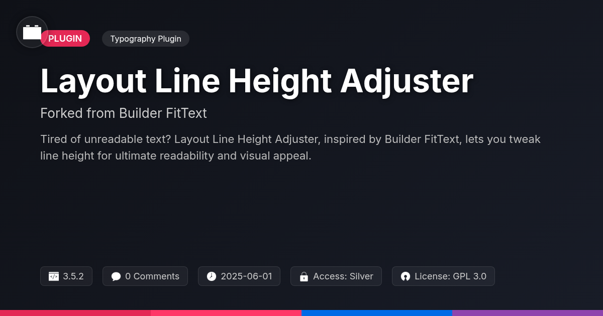 Layout Line Height Adjuster forked from Builder FitText Layout Line Height Adjuster forked from Builder FitText