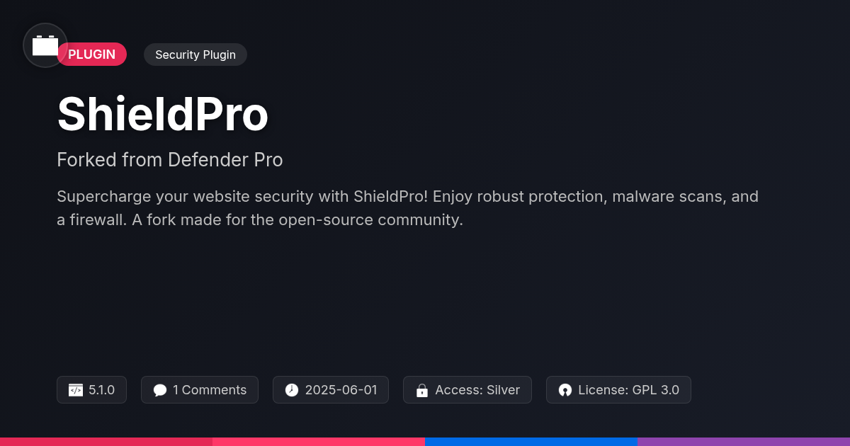 ShieldPro forked from Defender Pro ShieldPro forked from Defender Pro