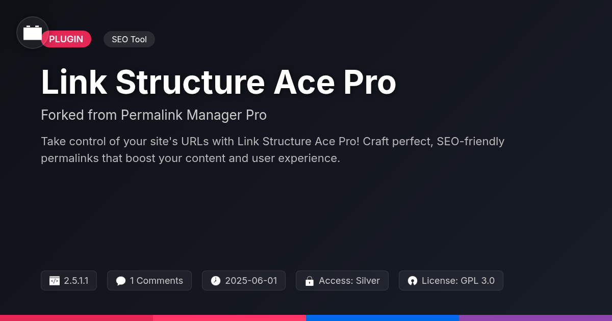 Link Structure Ace Pro forked from Permalink Manager Pro