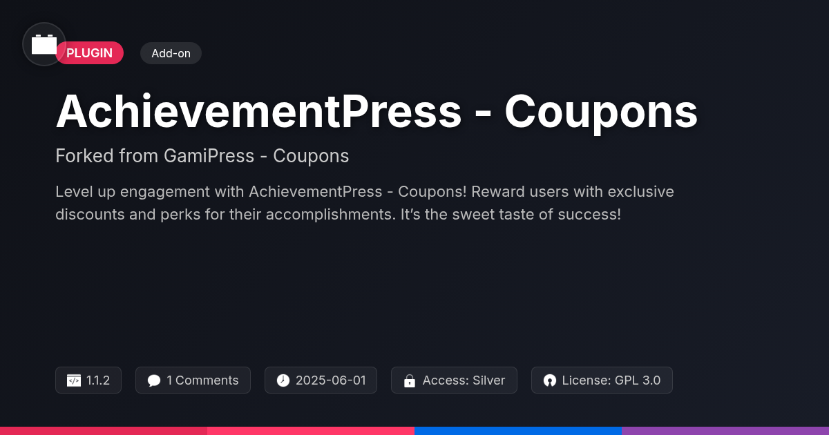 AchievementPress - Coupons forked from GamiPress - Coupons AchievementPress - Coupons forked from GamiPress - Coupons