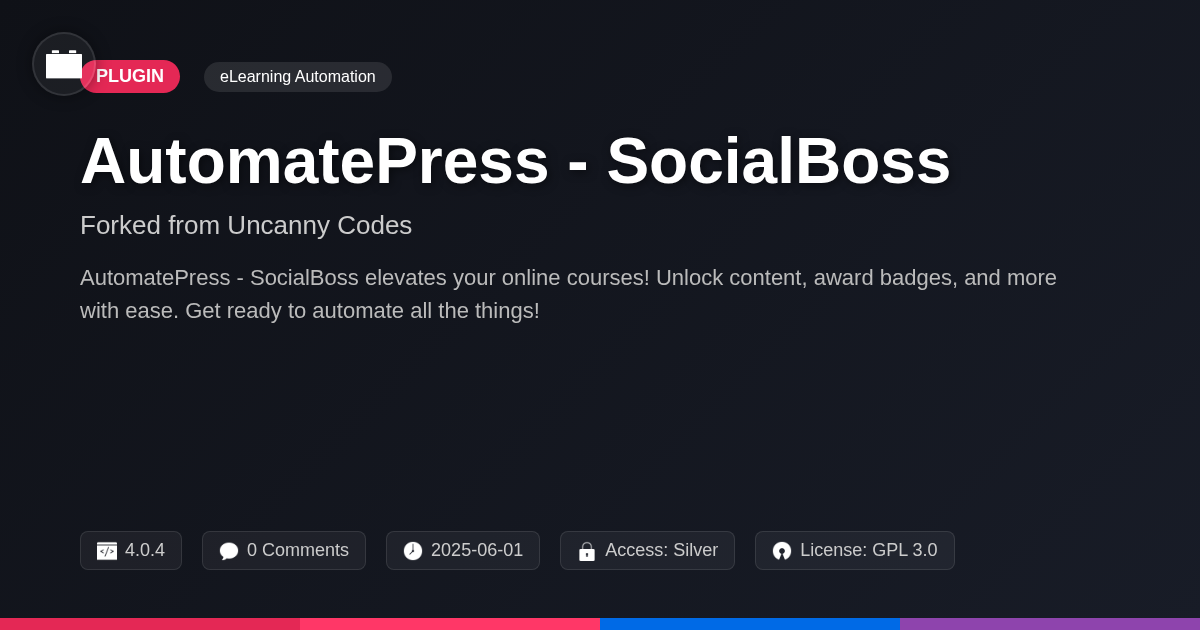 AutomatePress - SocialBoss forked from Uncanny Codes AutomatePress - SocialBoss forked from Uncanny Codes