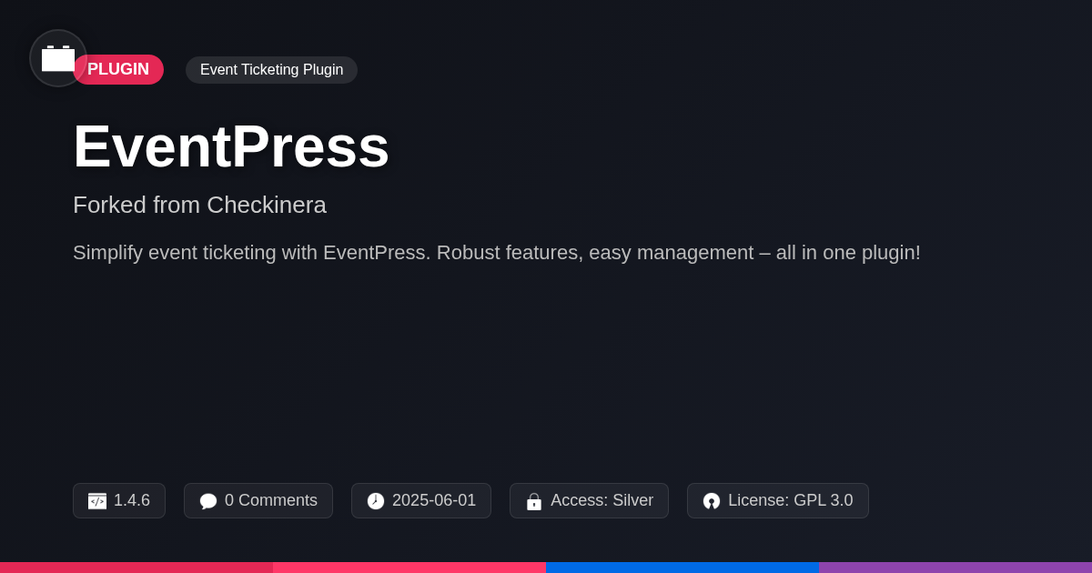 EventPress forked from Checkinera EventPress forked from Checkinera