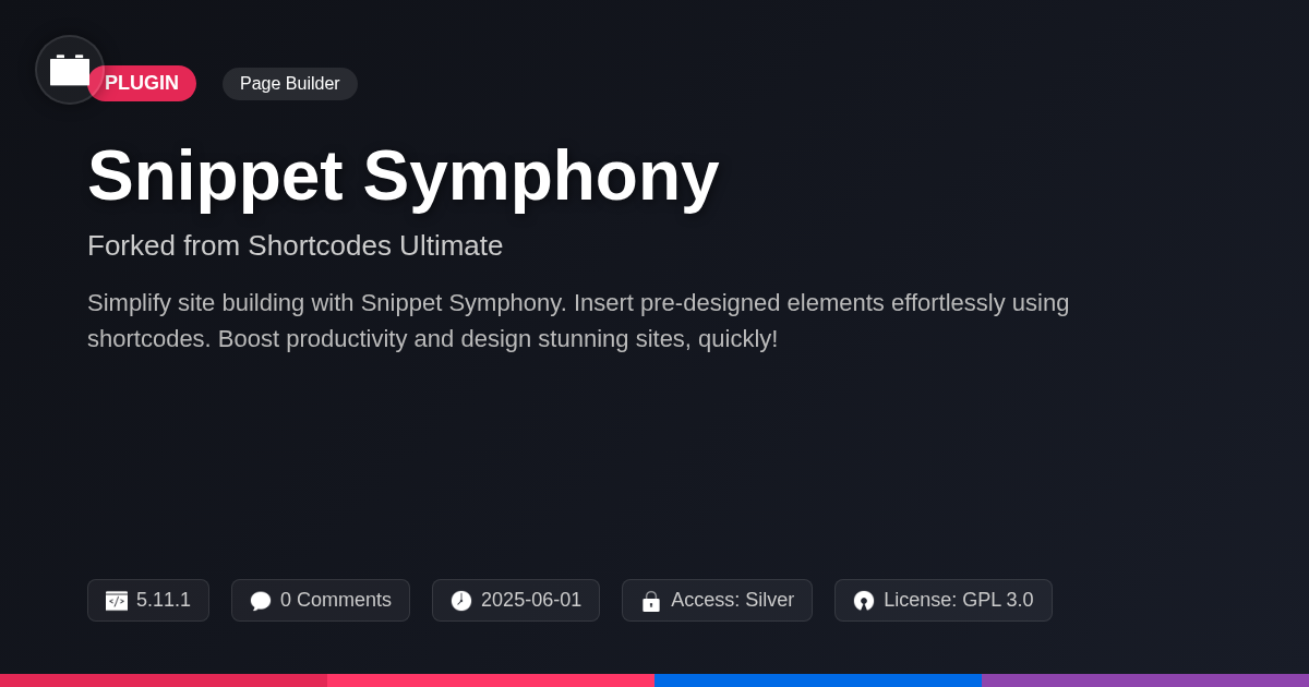 Snippet Symphony forked from Shortcodes Ultimate Snippet Symphony forked from Shortcodes Ultimate