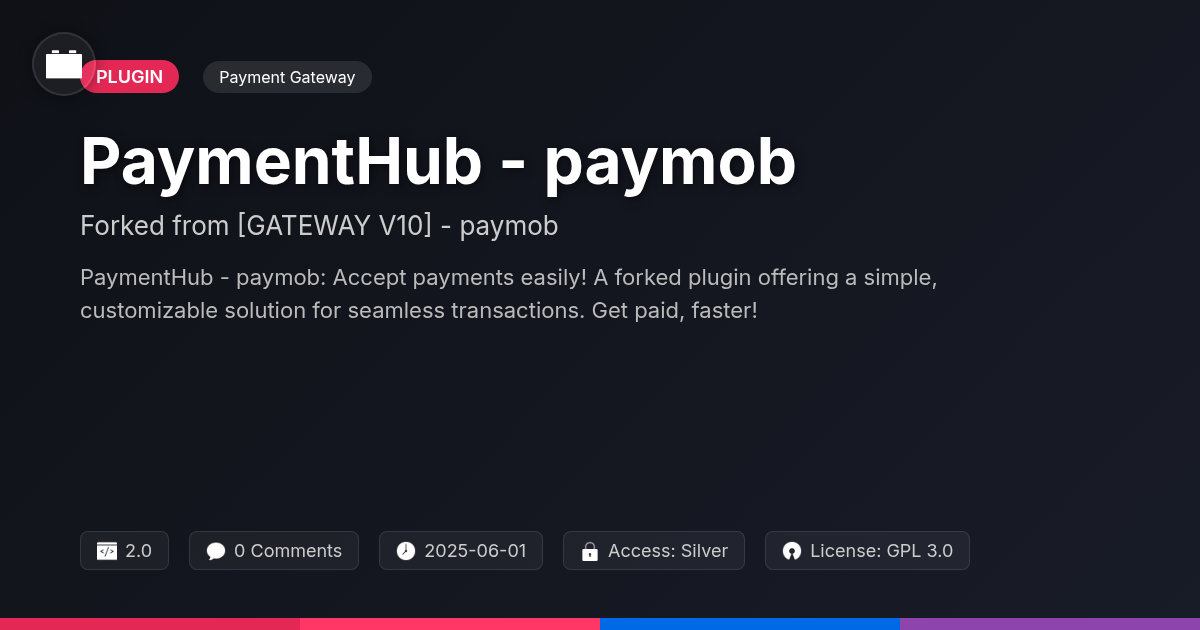 PaymentHub - paymob forked from [GATEWAY V10] - paymob