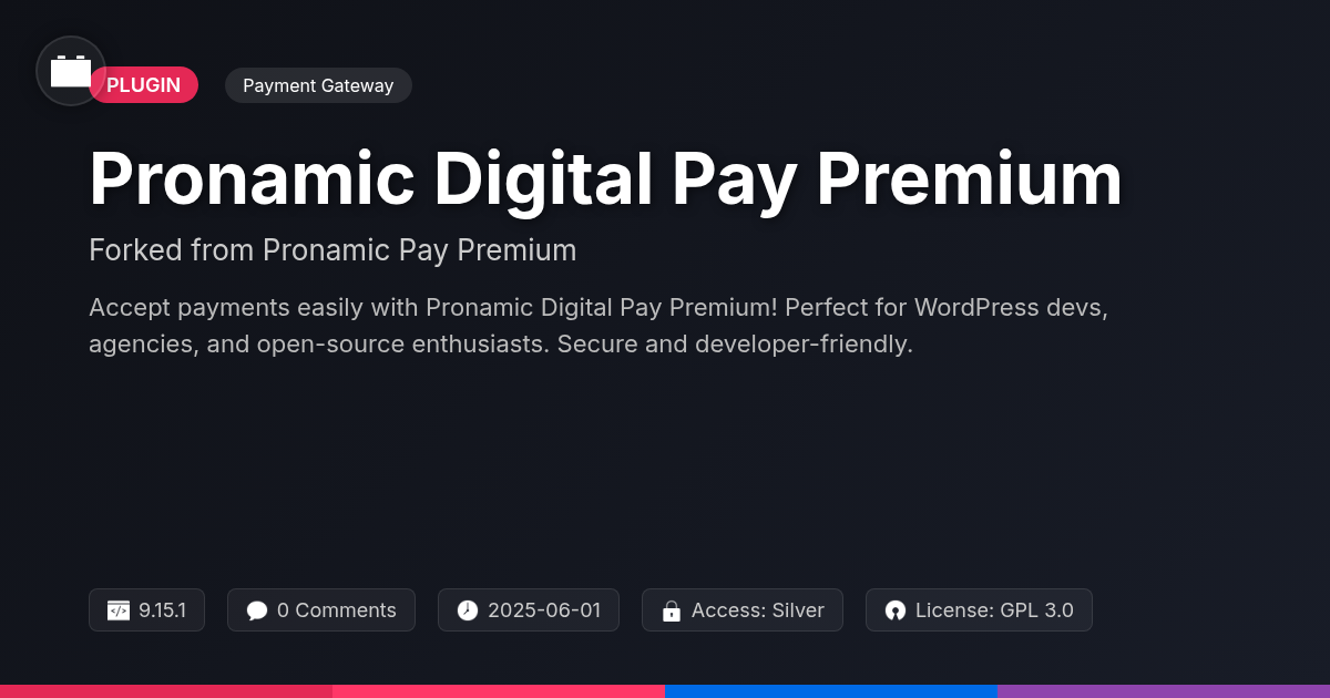 Pronamic Digital Pay Premium forked from Pronamic Pay Premium Pronamic Digital Pay Premium forked from Pronamic Pay Premium