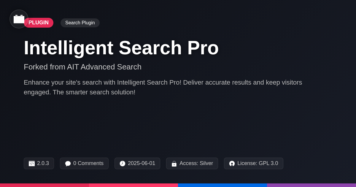 Intelligent Search Pro forked from AIT Advanced Search Intelligent Search Pro forked from AIT Advanced Search
