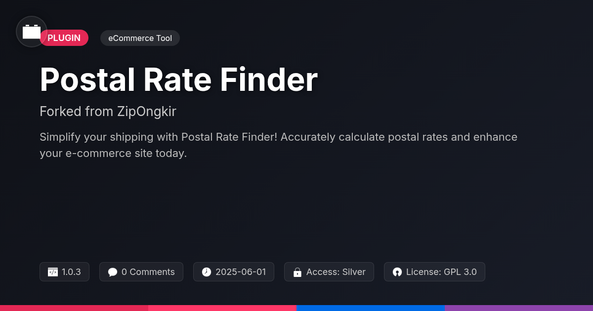 Postal Rate Finder forked from ZipOngkir Postal Rate Finder forked from ZipOngkir